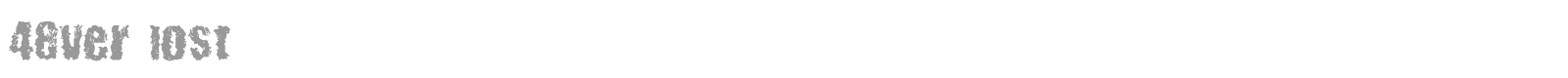 48 Ver Lost font preview